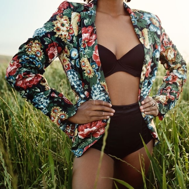 Shot of an attractive young woman posing outdoors